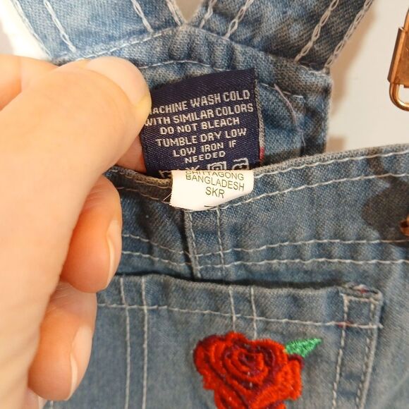 Limited Too Floral Shorts Overalls - Picture 5 of 7